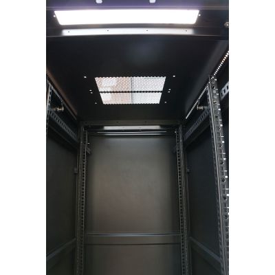 6. Extralink Rack Cabinet 42U 600x800 Black Floor Standing