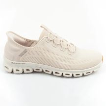 Skechers Glide-Step women's sneakers comfortable ecru slip-ins