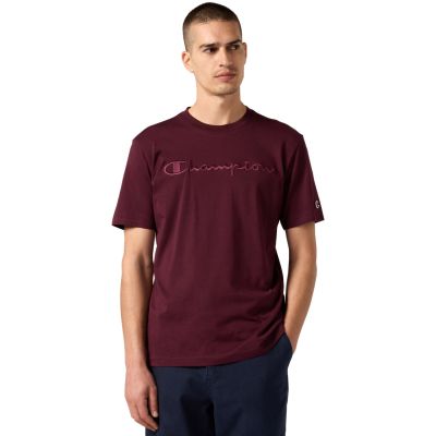 15. Men's Champion SS Tee Burgundy 220273 RS522