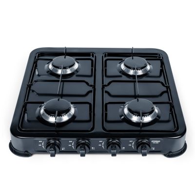 3. PROMIS GAS STOVE KG400C, 4-BURNER, BLACK