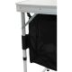 7. FOLDABLE CAMPING TABLE 120x47x70/62/54CM WITH WARDROBE 33x30x36CM