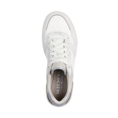 3. Skechers Jade Lustrouse Luxury Women's Shoes White 185390 WMLT