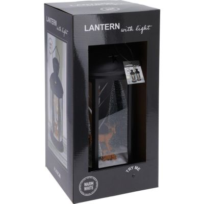 3. DECORATIVE LED LANTERN 43CM REINDEER