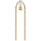 23. BAMBOO PLANT SUPPORT ARCH 78CM 3 PCS PROGARDEN