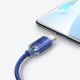 9. Baseus Crystal Shine Series cable USB cable for fast charging and data transfer USB Type A - USB Type C 100W 1.2m blue (CAJY000403)