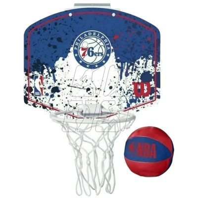 Basketball board Wilson NBA Team Philadelphia 76ers Mini Hoop WTBA1302PHI