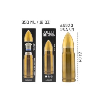 3. Thermos Bullet Brass cartridge 350 ml