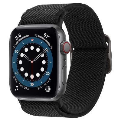 10. Spigen Fit Lite Strap for Apple Watch 38 / 40 / 41 mm - Black
