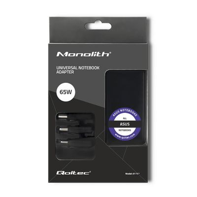 3. QOLTEC POWER SUPPLY SPECIALIZED FOR ASUS | 65W | 3 PLUGS