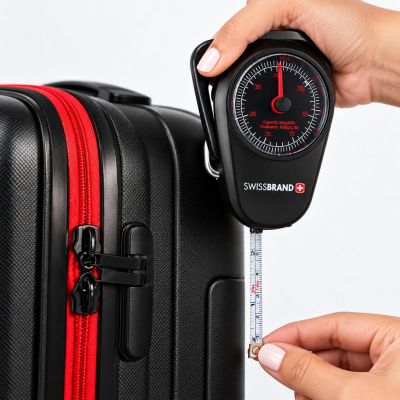 8. LUGGAGE SCALE WITH MEASUREMENT MAX 32KG SWISSBRAND