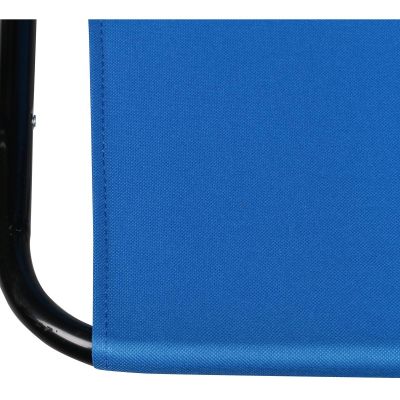 12. CAMPING CHAIR WITH ARMRESTS 52x44x75CM FOLDING BLUE