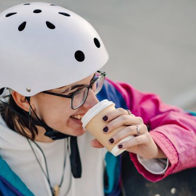 7. Wozinsky Lightweight BMX/Scooter Helmet S - White