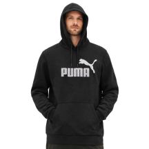 Puma men's black fashionable cotton kangaroo sports hoodie
