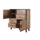 2. Chest of drawers LOTTA 110 2D4S wotan + matt black