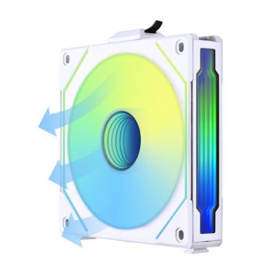 5. Lian Li UF-RSLIN120-1W computer cooling system Computer case Fan 12 cm White 1 pc.