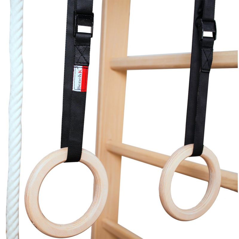 18. LADDER WITH WOODEN BAR AND ACCESSORIES BENCHK 111+A204