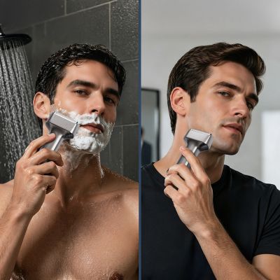 4. MAXGROOM WF-2037D foil electric shaver IPX7 - silver