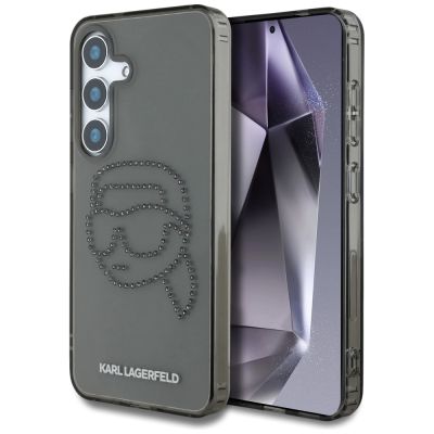 Case Karl Lagerfeld Rhinestones Karl Head Logo Samsung Galaxy S25 black