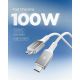 3. Spigen Essential EB10015CC USB-C / USB-C 100W 150cm Cable - White