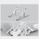 11. Orico PFB-A21 11-17" adjustable foldable laptop stand - silver