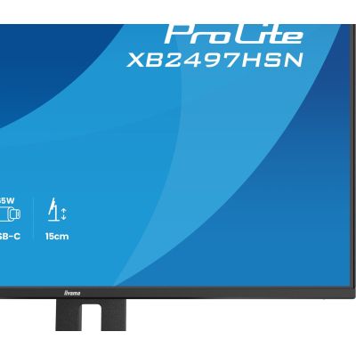 9. iiyama ProLite XB2497HSN-B1 computer monitor 60.5 cm (23.8") 1920 x 1080 px Full HD LED Black