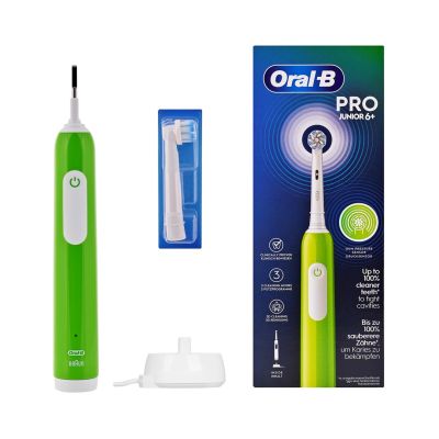 2. Oral-b Pro Junior Green Electric Toothbrush