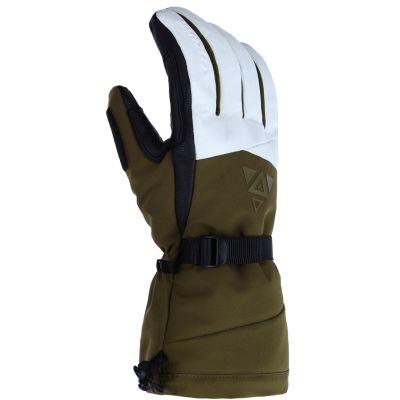 VIKING Norvik Pro Adult Freeride Gloves Khaki with White Leather 8