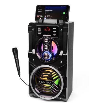 19. SQUEAK BEATBOXER BLUETOOTH 5.1 SPEAKER - BLUETOOTH SPEAKER WITH KARAOKE, FM RADIO, MICROSD, AUX AND USB SQ1000