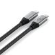 2. Satechi USB4 V2 Pro Cable USB4 Gen 4x2 1.2m USB C 120Gbps 240W Silver, Black