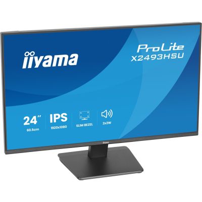 20. iiyama ProLite X2493HSU-B1 computer monitor 60.5 cm (23.8") 1920 x 1080 px Full HD LED Black