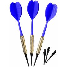 DARTS PLASTIC DARTS 3 PCS SAFE BEST SPORTING - BLUE