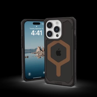 2. UAG Plyo MagSafe case for iPhone 15 Pro - black and brown