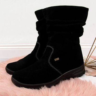 38. RIEKER W RKR130 insulated leather ankle boots