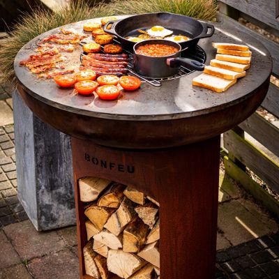 29. Bonfeu Bonbiza Open rusty garden fire pit 8002R