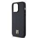 6. DKNY Leather Pattern Metal Logo MagSafe Case for iPhone 13 Pro / 13 - Black