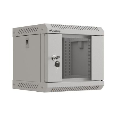 14. Lanberg WF11-3304-10S 4U Rack Wall Mount Cabinet Gray