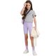 7. Girls' shorts 4F CAS F028 purple 4FJWSS26TSTIF028 51S