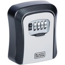 KEY SAFE BOX WITH 4-DIGITAL COMBINATION BLACK + DECKER