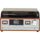 2. Denver MRD-52 Retro Stereo with Light Wood Turntable