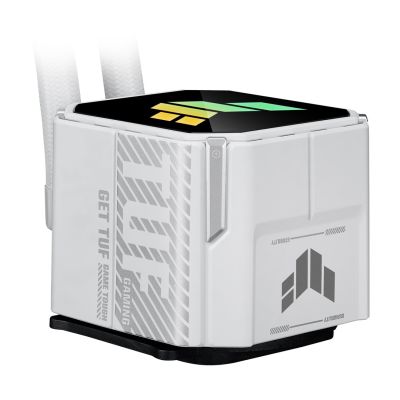 8. ASUS TUF Gaming LC III 360 ARGB White Edition Computer Case All-in-One Liquid Cooler 12cm White