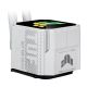 8. ASUS TUF Gaming LC III 360 ARGB White Edition Computer Case All-in-One Liquid Cooler 12cm White