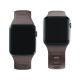 7. 3mk Silicone Watch Strap for Apple Watch 42 / 44 / 45 / 49 mm - brown