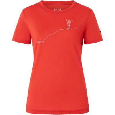 SUPER.NATURAL W BERGGLÜCK TEE, red