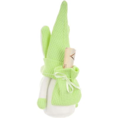 5. GREEN BUNNY 20CM WITH GIFT BAG SPRING DECORATION