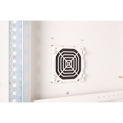 3. Digitus 19" 9U 600x600 wall-mounted network cabinet, solid door, gray, undivided, assembled, IP55, 100kg