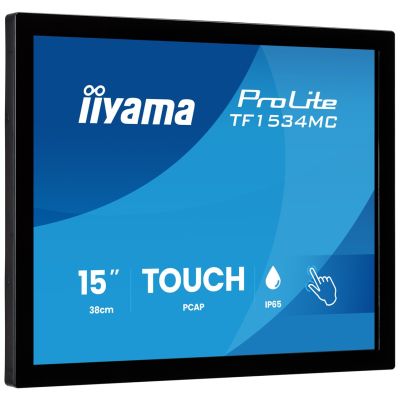 3. iiyama ProLite TF1534MC-B8X computer monitor 38.1 cm (15") 1024 x 768 px XGA LED Touchscreen Black