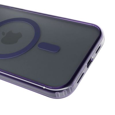 24. 3mk Frosty MagCase for Apple iPhone 16E - purple