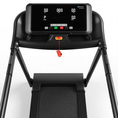 9. Spokey MOVI electric treadmill with handrails