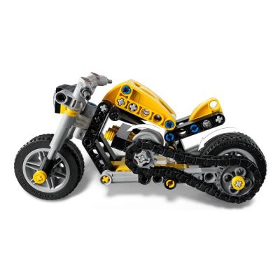 6. LEGO Technic 42225 - Yellow Motorcycle