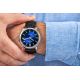 4. Giewont Elegance Sapphire Men's Watch Black and Blue GW5160-A6